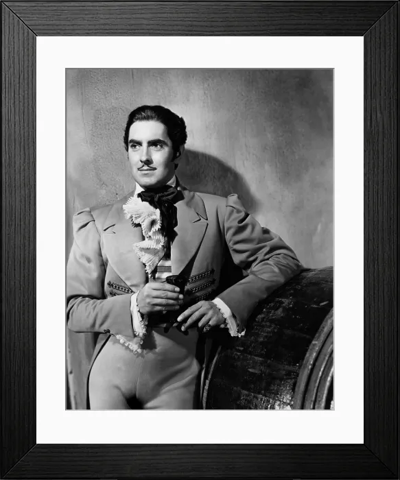 Framed Print : THE MARK OF ZORRO, Tyrone Power, 1940