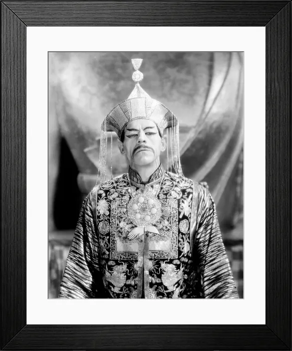 Framed Print : THE MASK OF FU MANCHU, Boris Karloff, 1932