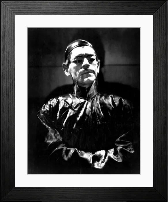 Framed Print : THE MASK OF FU MANCHU, Boris Karloff, 1932
