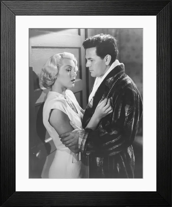 Framed Print : THE POSTMAN ALWAYS RINGS TWICE, from left: Lana Turner, John Garfield, 1946 Framed Print : THE POSTMAN ALWAYS RINGS TWICE, from left: Lana Turner, John Garfield, 1946