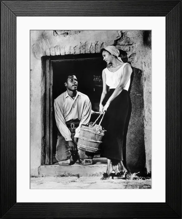 Framed Print : PORGY AND BESS, Sidney Poitier, Dorothy Dandridge, 1959 Framed Print : PORGY AND BESS, Sidney Poitier, Dorothy Dandridge, 1959