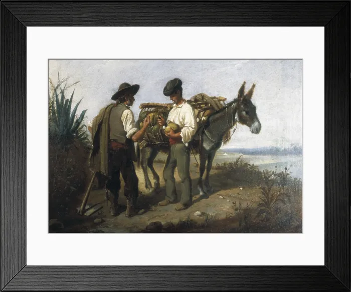 Framed Print : CABRAL BEJARANO, Manuel (1827-1891); CABRAL BEJARANO, Manuel (1827-1891). Cutting a piece out of melon. 1864; Cutting a piece out of melon. 1864. It belongs to coleccion Bellver Framed Print : CABRAL BEJARANO, Manuel (1827-1891); CABRAL BEJARANO, Manuel (1827-1891). Cutting a piece out of melon. 1864; Cutting a piece out of melon. 1864. It belongs to coleccion Bellver