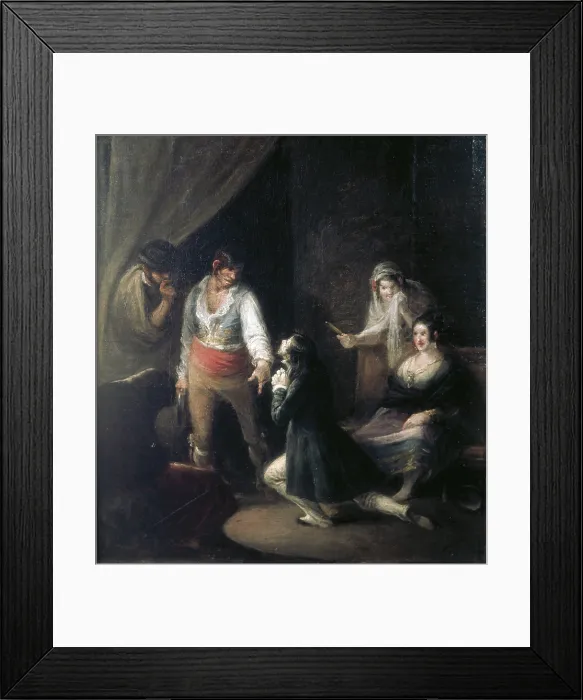 Framed Print : ALENZA y NIETO, Leonardo (1807-1845). The Revenge. 1830. Romanticism. Oil on canvas. SPAIN. Madrid. Prado Museum. - CAGP / Iberfoto / Everett Collection (160792)**US SALES ONLY** Framed Print : ALENZA y NIETO, Leonardo (1807-1845). The Revenge. 1830. Romanticism. Oil on canvas. SPAIN. Madrid. Prado Museum. - CAGP / Iberfoto / Everett Collection (160792)**US SALES ONLY**