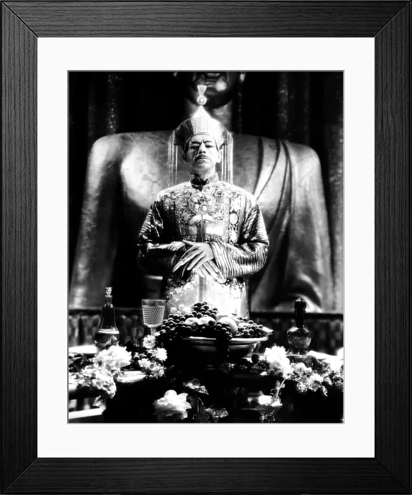 Framed Print : THE MASK OF FU MANCHU, Boris Karloff, 1932