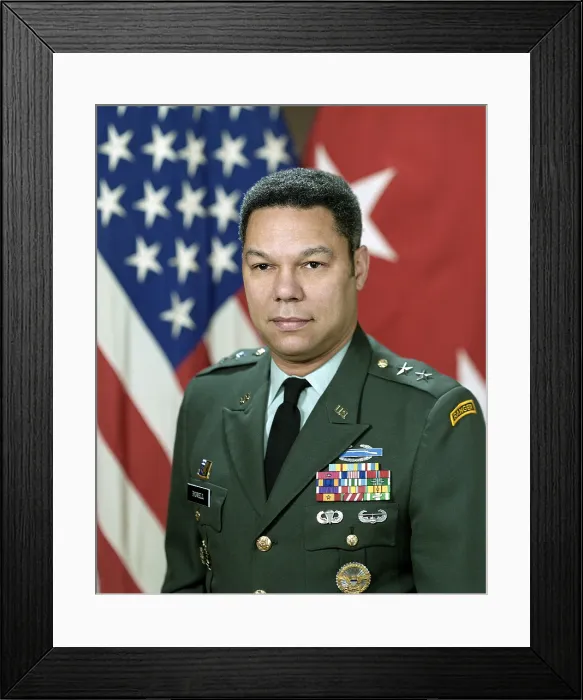 Framed Print : Major General Colin L. Powell. Nov. 21 1984. Photo by:Everett Collection(BSLOC_2011_6_136)
