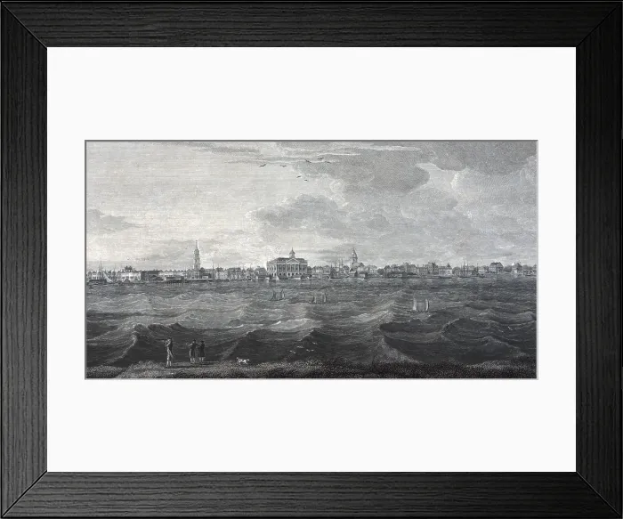 Framed Print : Charleston. A view of Charles-Town, the capital of South Carolina. 1774 Framed Print : Charleston. A view of Charles-Town, the capital of South Carolina. 1774