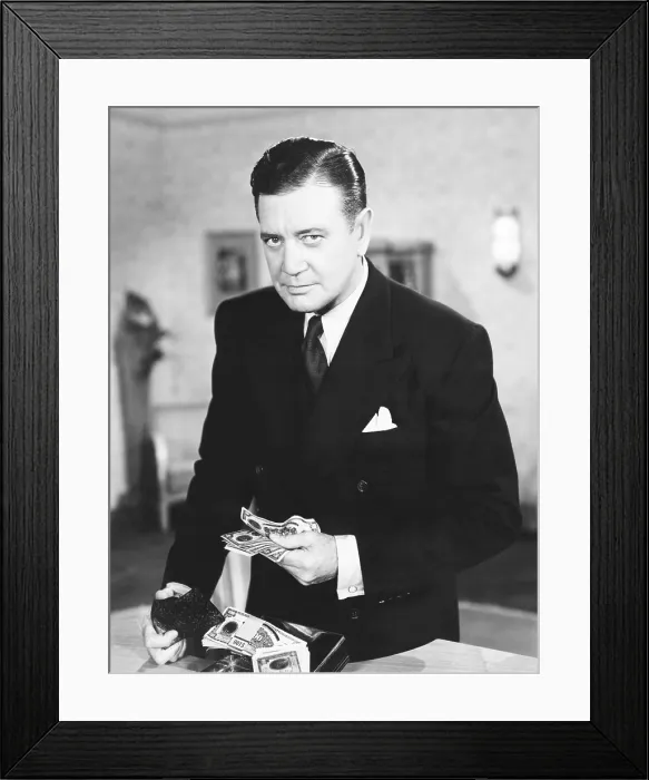 Framed Print : THE MARK OF THE WHISTLER, Richard Dix, 1944 Framed Print : THE MARK OF THE WHISTLER, Richard Dix, 1944