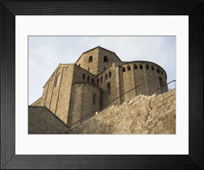 Framed Print : SPAIN. Cardona. Castle and Collegiate Church of Sant Vicen (12th c.). Romanesque art. Architecture. - Paul Maeyaert / Iberfoto / Everett Collection (323362)**US SALES ONLY** Framed Print : SPAIN. Cardona. Castle and Collegiate Church of Sant Vicen (12th c.). Romanesque art. Architecture. - Paul Maeyaert / Iberfoto / Everett Collection (323362)**US SALES ONLY**