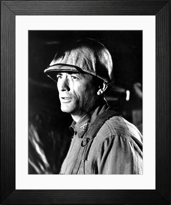 Framed Print : PORK CHOP HILL, Gregory Peck, 1959