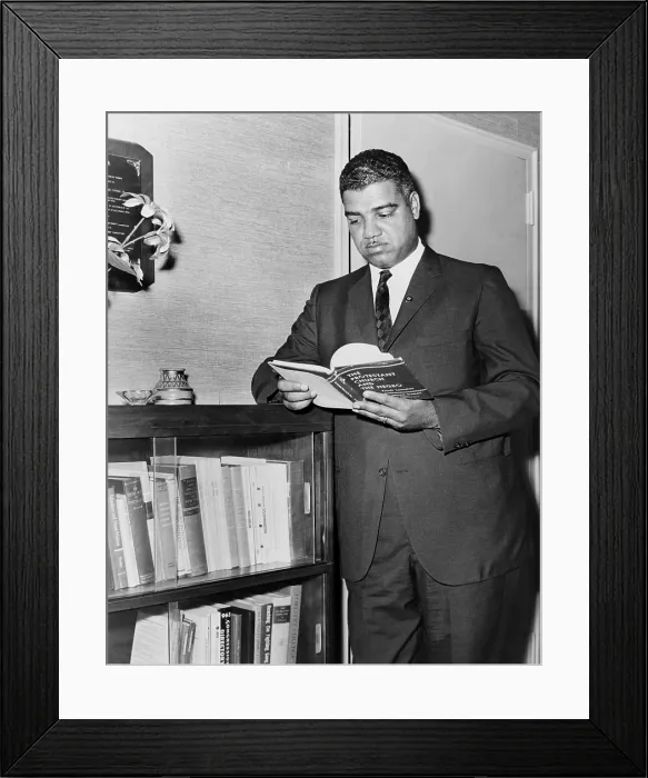 Framed Print : Whitney Young (1921-1971). He was the Executive Director of the National Urban League from 1961 until his accidental death in 1971