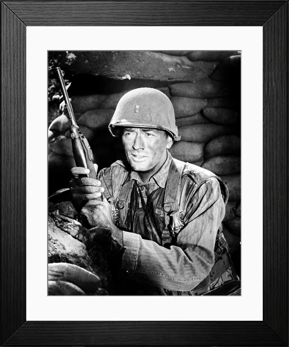 Framed Print : PORK CHOP HILL, Gregory Peck, 1959 Framed Print : PORK CHOP HILL, Gregory Peck, 1959