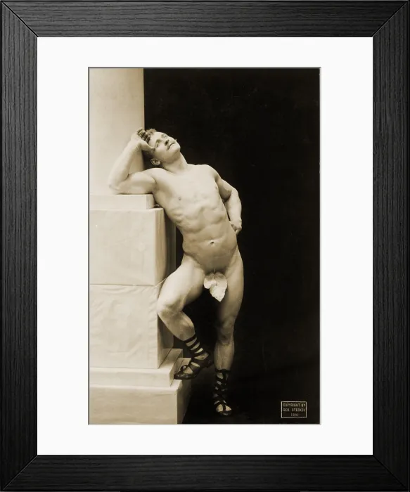 Framed Print : Eugen Sandow (1867-1925), the famous strong man who performed in England and America. He charged women fans who wanted to feel his muscles after his shows. 1894 Framed Print : Eugen Sandow (1867-1925), the famous strong man who performed in England and America. He charged women fans who wanted to feel his muscles after his shows. 1894