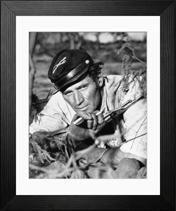 Framed Print : MAJOR DUNDEE, Charlton Heston, 1965