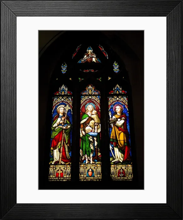 Framed Print : CANADA. Montreal. Christ Church Cathedral. Neo-Gothic. Glass window. - Roberto Garcia / Iberfoto / Everett Collection (330422)**US SALES ONLY**