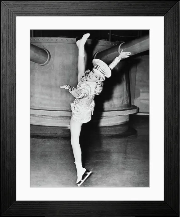 Framed Print : SILVER SKATES, Belita, 1943
