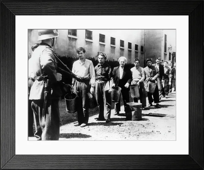 Framed Print : A MAN ESCAPED, (aka UN CONDAMNE A MORT S'EST ECHAPPE OU LE VENT SOUFFLE OU IL VEUT), Francois Leterrier (first in line), 1956 Framed Print : A MAN ESCAPED, (aka UN CONDAMNE A MORT S'EST ECHAPPE OU LE VENT SOUFFLE OU IL VEUT), Francois Leterrier (first in line), 1956