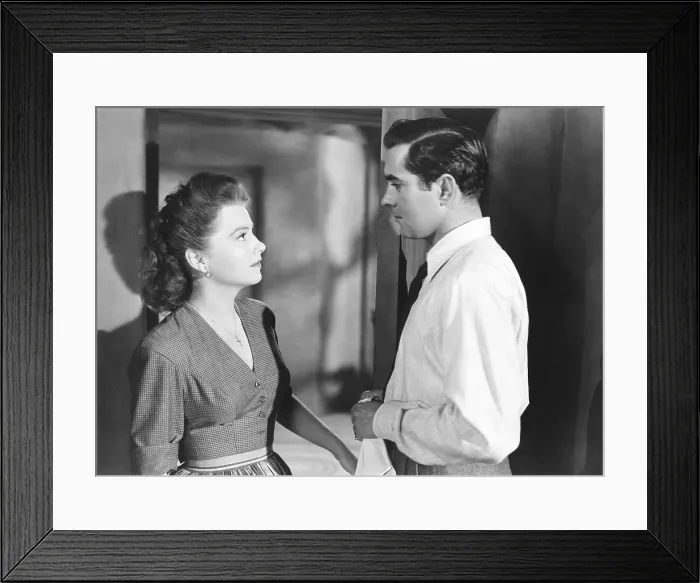 Framed Print : THE LUCK OF THE IRISH, from left, Anne Baxter, Tyrone Power, 1948, 20th Century Fox, TM & Copyright / Courtesy: Everett Collection Framed Print : THE LUCK OF THE IRISH, from left, Anne Baxter, Tyrone Power, 1948, 20th Century Fox, TM & Copyright / Courtesy: Everett Collection