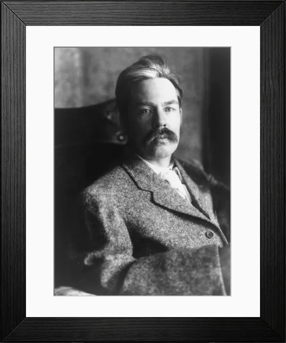 Framed Print : Edward Alexander MacDowell (1861-1908), American composer and pianist, best known for his romantic compositions for piano, including, WOODLAND SKETCHES, NEW ENGLAND IDYLLS