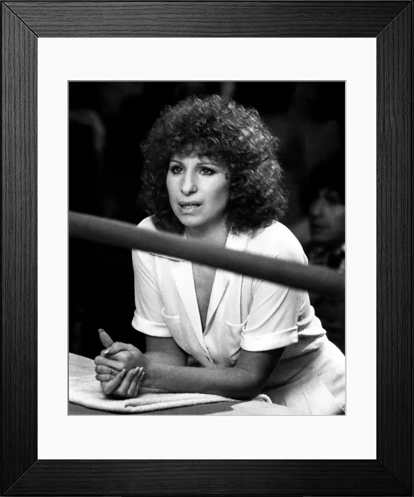 Framed Print : THE MAIN EVENT, Barbra Streisand, 1979, Warner Bros. / courtesy Everett Collection Framed Print : THE MAIN EVENT, Barbra Streisand, 1979, Warner Bros. / courtesy Everett Collection