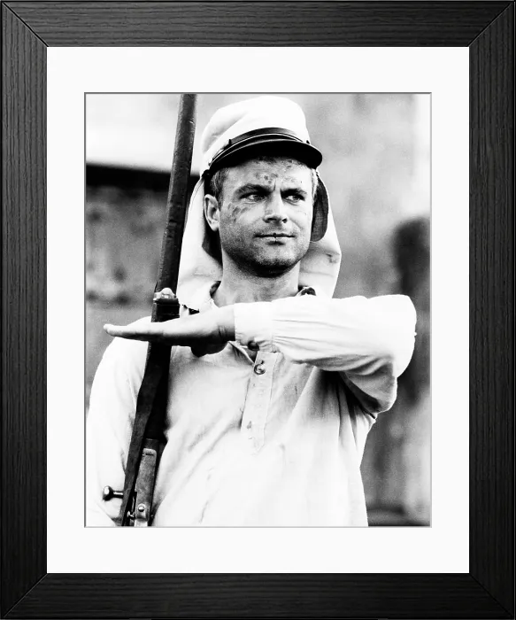 Framed Print : MARCH OR DIE, Terence Hill, 1977