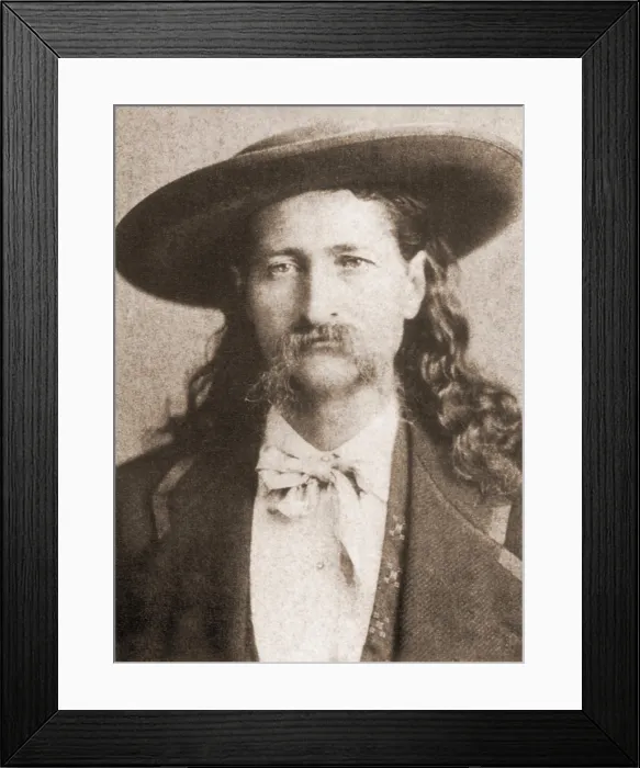 Framed Print : Wild Bill Hickok was a celebrated gunfighter lawman in frontier territories of Kansas and Nebraska. Portrait, ca. 1870 Framed Print : Wild Bill Hickok was a celebrated gunfighter lawman in frontier territories of Kansas and Nebraska. Portrait, ca. 1870