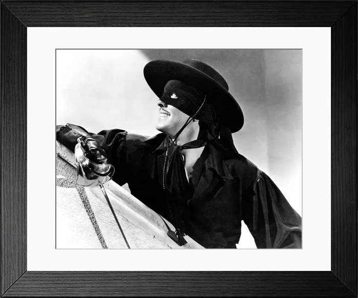 Framed Print : THE MARK OF ZORRO, Tyrone Power, 1940. TM & Copyright 20th Century-Fox Film Corp. / courtesy Everett Collection