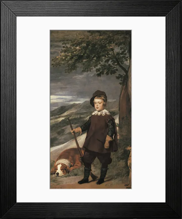 Framed Print : VELAZQUEZ, Diego Rodriguez de Silva (1599-1660). Prince Balthasar Carlos. 1635 - 1636. Portrait. Baroque art. Oil on canvas. SPAIN. Madrid. Prado Museum Framed Print : VELAZQUEZ, Diego Rodriguez de Silva (1599-1660). Prince Balthasar Carlos. 1635 - 1636. Portrait. Baroque art. Oil on canvas. SPAIN. Madrid. Prado Museum