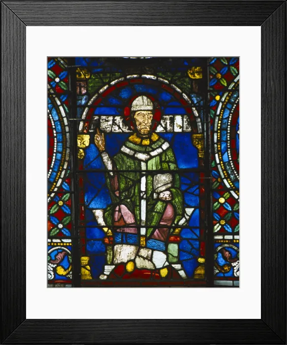 Framed Print : UNITED KINGDOM. ENGLAND. Canterbury. Cathedral. Portrait of St. Thomas Becket Framed Print : UNITED KINGDOM. ENGLAND. Canterbury. Cathedral. Portrait of St. Thomas Becket