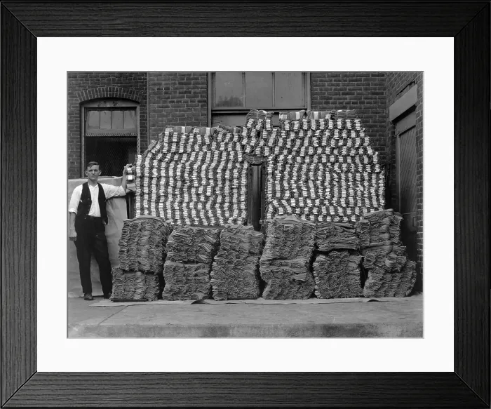 Framed Print : A pile of heavy wool socks manufactured for the U.S. Government at Chipman Knitting Mills, Easton, Pennsylvania. World War I. Ca. 1918 Framed Print : A pile of heavy wool socks manufactured for the U.S. Government at Chipman Knitting Mills, Easton, Pennsylvania. World War I. Ca. 1918