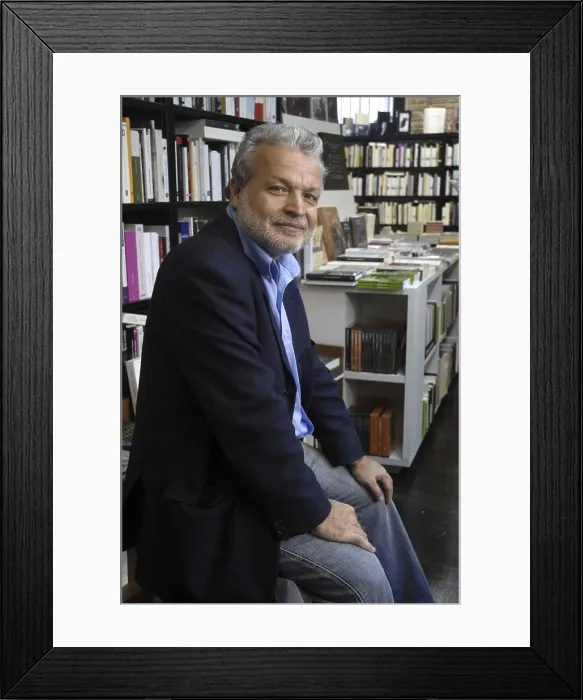 Framed Print : GURSELNedim (1951). Writer. 2007. Oscar Elias / AISA / Everett Collection (184709)**US SALES ONLY**