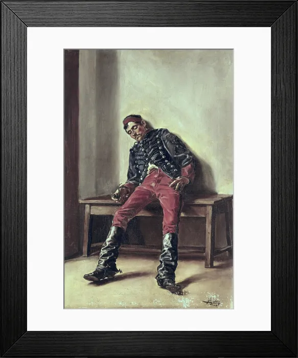 Framed Print : In the cell. Costumbrism. Painting. - P. Rotger / Iberfoto / Everett Collection (331494)**US SALES ONLY**