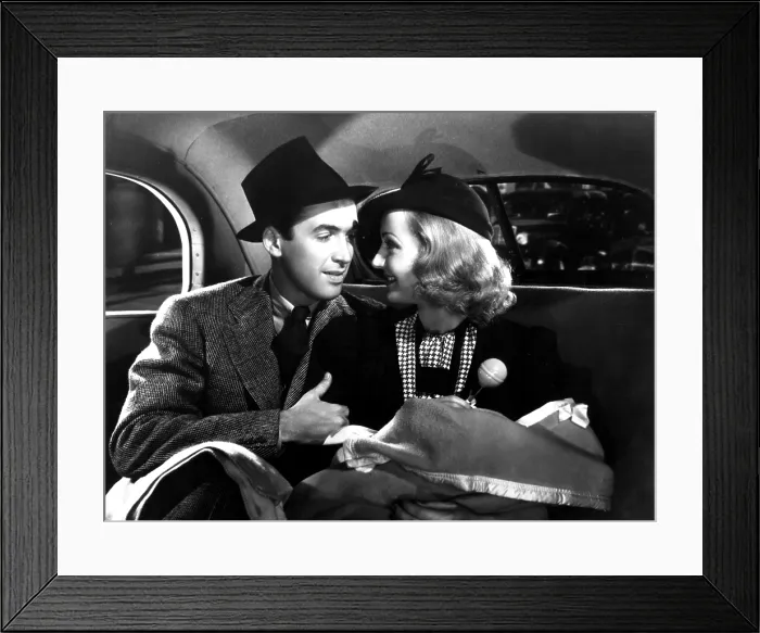 Framed Print : MADE FOR EACH OTHER, James Stewart, Carole Lombard, 1939
