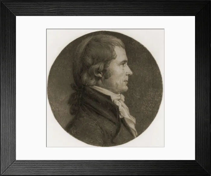 Framed Print : John Marshall (1755-1835), fourth Chief Justice of the United States Supreme Court from 1801 through 1835 was appointed by John Adams. 1808 portrait by Saint-Mmin Framed Print : John Marshall (1755-1835), fourth Chief Justice of the United States Supreme Court from 1801 through 1835 was appointed by John Adams. 1808 portrait by Saint-Mmin