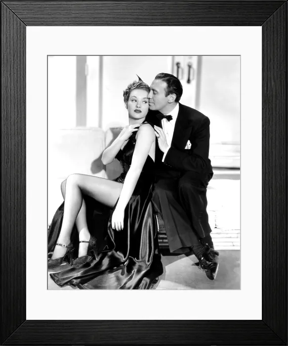 Framed Print : MAN ABOUT TOWN, from left, Betty Grable, Jack Benny, 1939 Framed Print : MAN ABOUT TOWN, from left, Betty Grable, Jack Benny, 1939