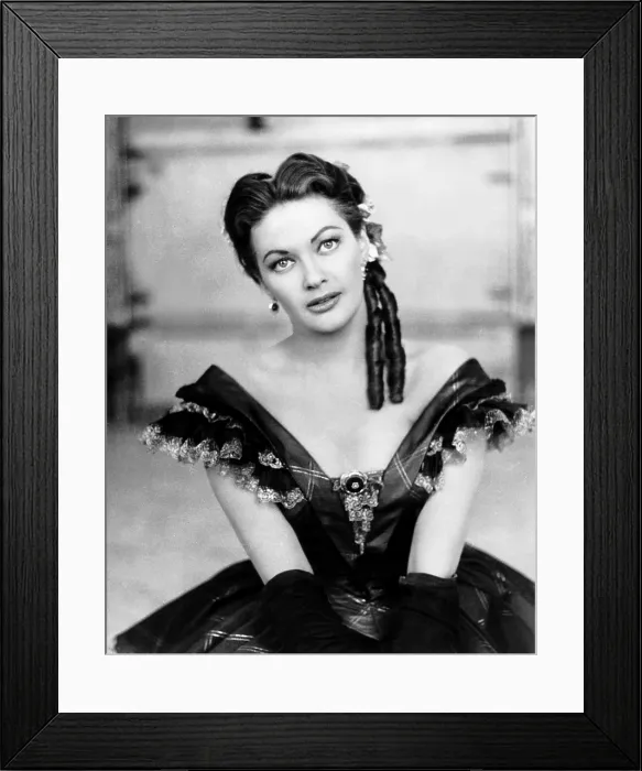 Framed Print : MAGIC FIRE, Yvonne De Carlo, 1955