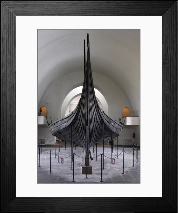 Framed Print : NORWAY. Oslo. Vikingskipshuset (Viking Ship Museum). - Oscar Elias / Iberfoto / Everett Collection (163835)**US SALES ONLY**