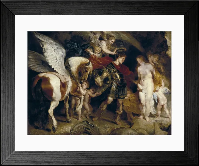 Framed Print : RUBENS, Peter Paul (1577-1640). Perseus and Andromeda. ca. 1620 - 1621. Flemish art. Oil on canvas. RUSSIA. Saint Petersburg. State Hermitage Museum. - C Framed Print : RUBENS, Peter Paul (1577-1640). Perseus and Andromeda. ca. 1620 - 1621. Flemish art. Oil on canvas. RUSSIA. Saint Petersburg. State Hermitage Museum. - C