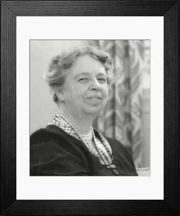 Framed Print : Eleanor Roosevelt in Washington, D.C. May 1942. (BSLOC_2013_5_215)