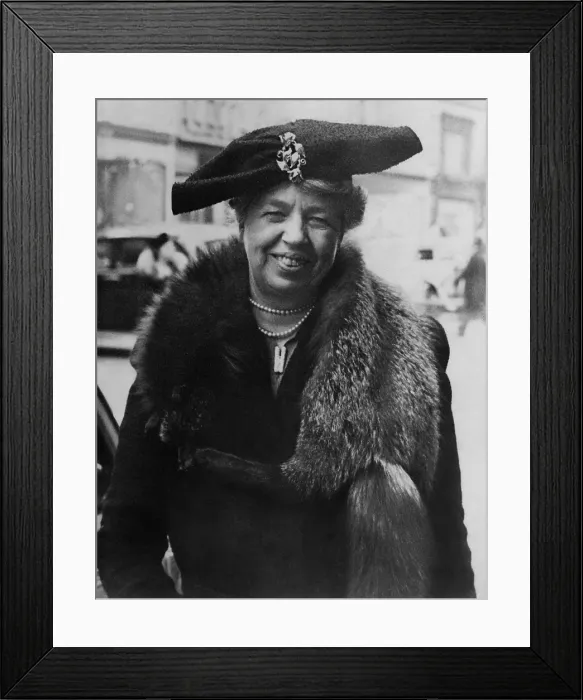 Framed Print : Eleanor Roosevelt in New York City. 1940. (BSLOC_2013_5_214)