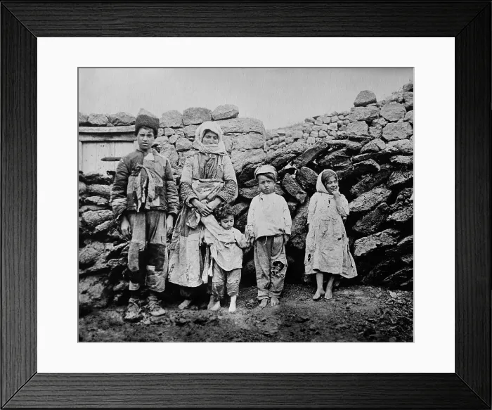 Framed Print : Remnant of Armenian family during the WW1 era Genocide. Ca. 1915-19. (BSLOC_2013_5_22) Framed Print : Remnant of Armenian family during the WW1 era Genocide. Ca. 1915-19. (BSLOC_2013_5_22)