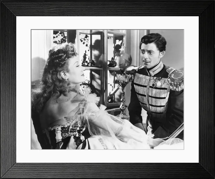 Framed Print : LA RONDE, from left: Isa Miranda, Gerard Philipe, 1950