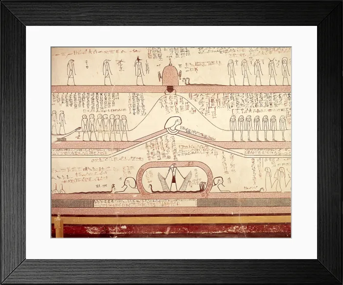 Framed Print : Tomb of Tuthmosis III. EGYPT. Dayr al-Bahri. Valley of the Kings. Tomb of Tuthmosis III. God Horus presiding a ceremony. Egyptian art. New Kingdom. Painting Framed Print : Tomb of Tuthmosis III. EGYPT. Dayr al-Bahri. Valley of the Kings. Tomb of Tuthmosis III. God Horus presiding a ceremony. Egyptian art. New Kingdom. Painting