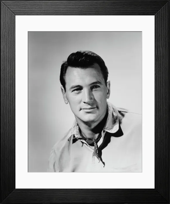 Framed Print : THE LAST SUNSET, Rock Hudson, 1961
