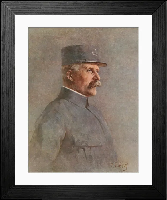 Framed Print : Henri Philippe Petain, Commander-in-Chief of the Armies of France from 1917-18. (BSLOC_2013_5_37)