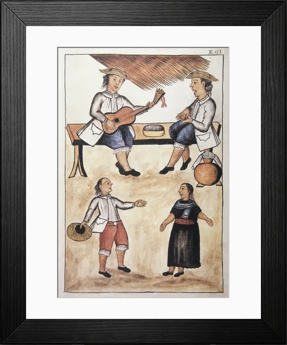 Framed Print : MARTiNEZ COMPAnoN Y BUJANDA, Baltasar Jaime (1735-1797). Trujillo del Peru en el siglo XVIII. 1782 - 1785. Vol 2. Plate 61 Framed Print : MARTiNEZ COMPAnoN Y BUJANDA, Baltasar Jaime (1735-1797). Trujillo del Peru en el siglo XVIII. 1782 - 1785. Vol 2. Plate 61