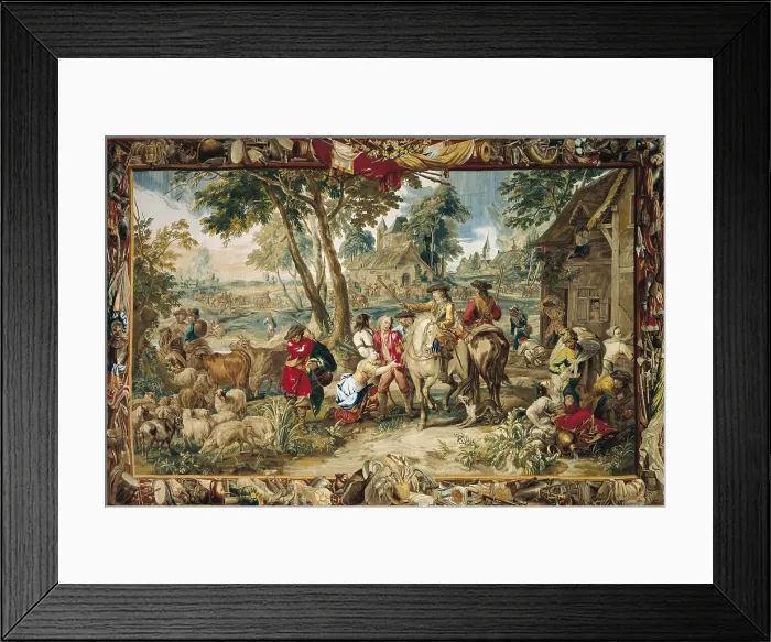 Framed Print : Pillage. 17th c. GERMANY. Munich. New Schleissheim Palace. Baroque art. Tapestry. - Paul Maeyaert / Iberfoto / Everett Collection (574965)**US SALES ONLY** Framed Print : Pillage. 17th c. GERMANY. Munich. New Schleissheim Palace. Baroque art. Tapestry. - Paul Maeyaert / Iberfoto / Everett Collection (574965)**US SALES ONLY**