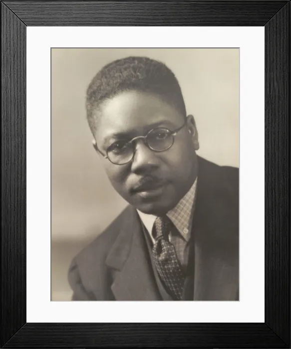 Framed Print : Aaron Douglas (1899-1979), African American painter and a major figure in the Harlem Renaissance