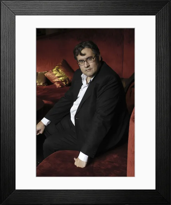 Framed Print : PRADAJuan Manuel de (1970). Writer. 2007. Oscar Elias / AISA / Everett Collection (184725)**US SALES ONLY**