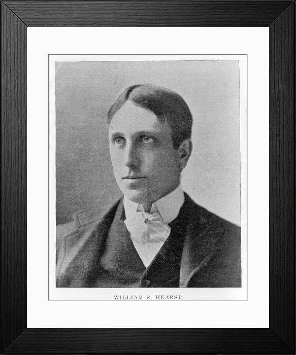 Framed Print : William Randolph Hearst, 1898