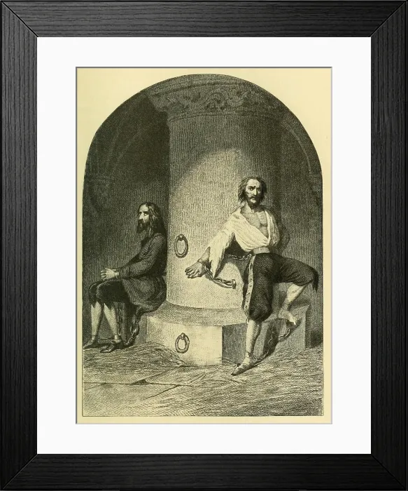 Framed Print : Russian political prisoners in the subterranean dungeons of the infamous fortress of Schlusselburg near St. Petersburg. 18th or 19th century Framed Print : Russian political prisoners in the subterranean dungeons of the infamous fortress of Schlusselburg near St. Petersburg. 18th or 19th century